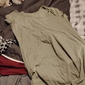 Olive Green Short Sleeve Women's Tee